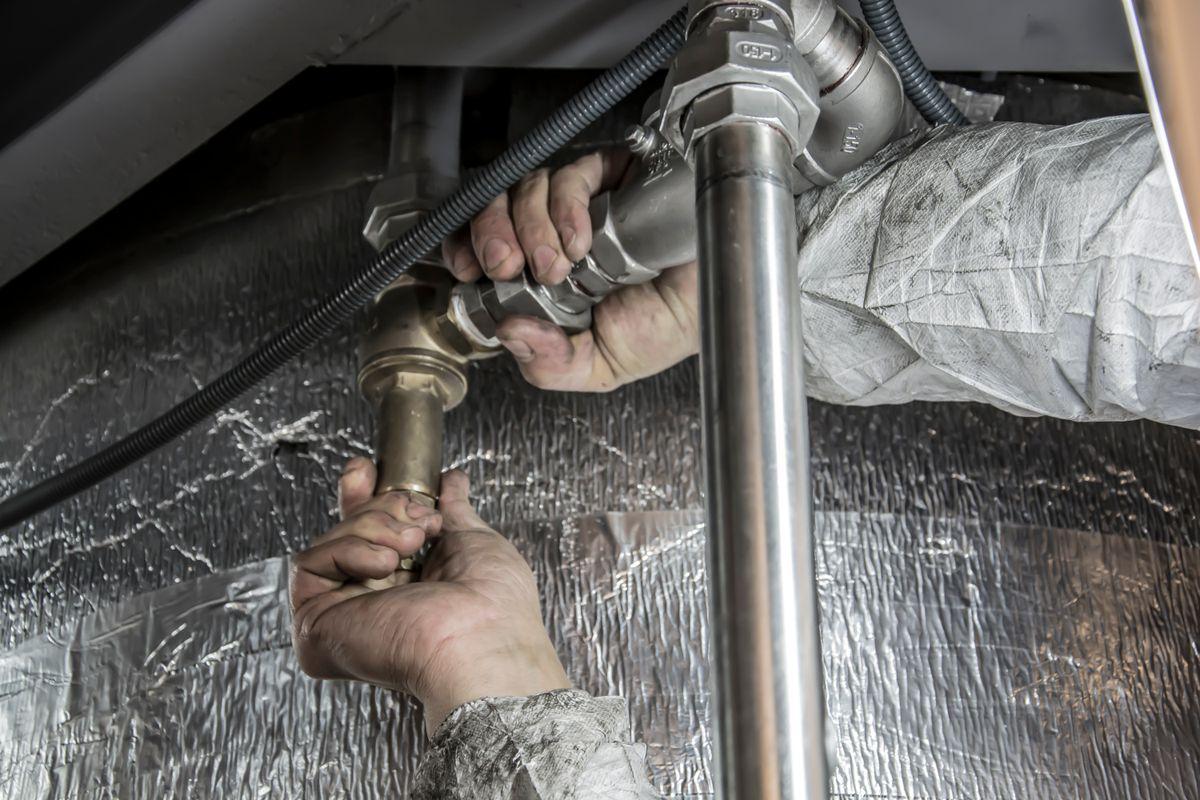 Burst Pipe Emergency Repair - After